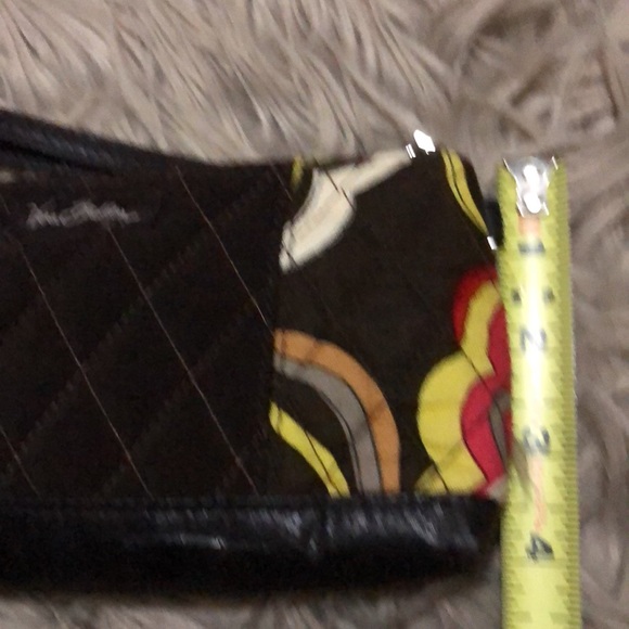 Vera Bradley Wristlet-Brown-Cloth-EUC-8x4 - Picture 11 of 14